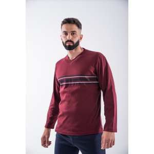 Μπορντό V Ανδρική Χειμερινή Πιτζάμα